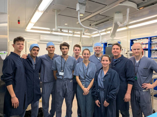 Group photo in lab