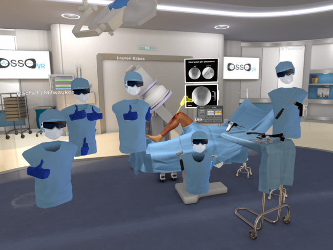 Osso VR virtual operating room