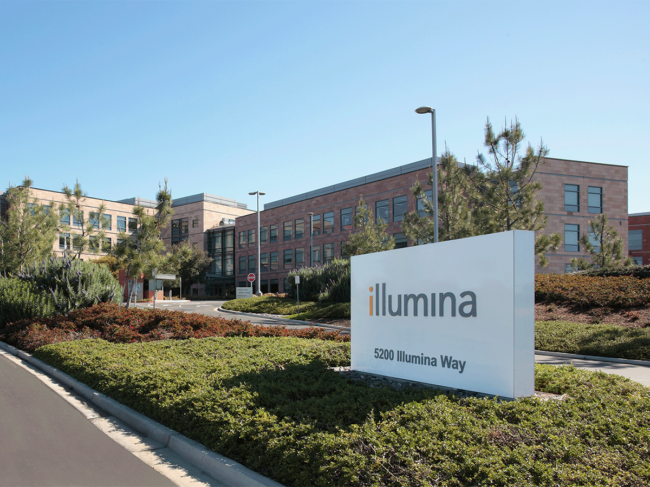 Illumina sign, building