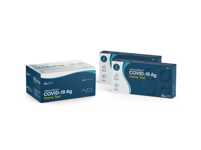 Packaging photo of Diatrust COVID-19 Ag home test