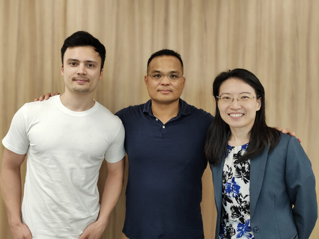 Photo of Loong Wang, Thong Le and Alice Chen