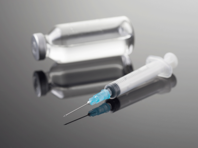 Syringe and vial