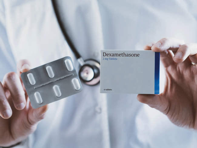 Dexamethasone caplets