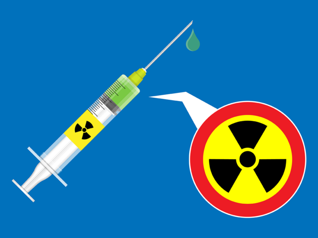 Radiopharmaceutical illustration