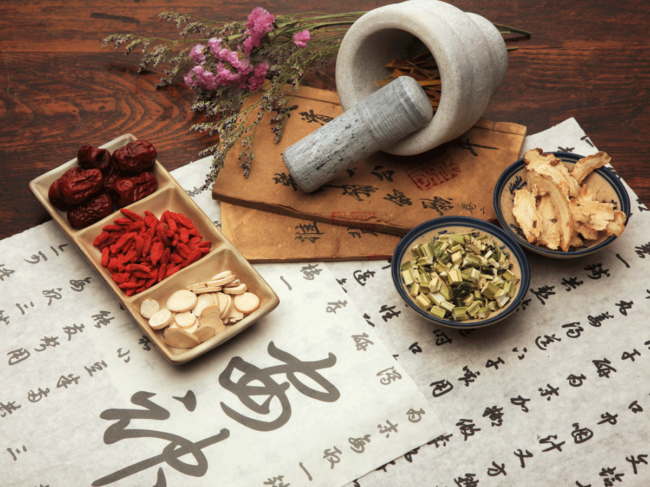 Traditional Chinese medicine illustration