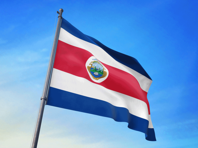 Costa Rican flag