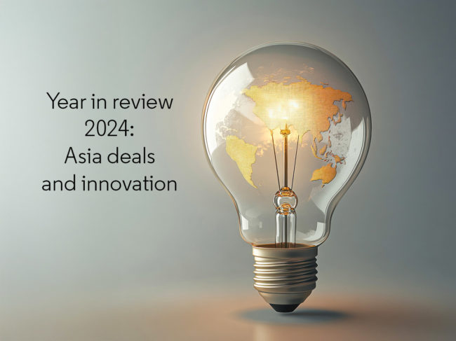 Year in review 2024 - Asia deals and innovation