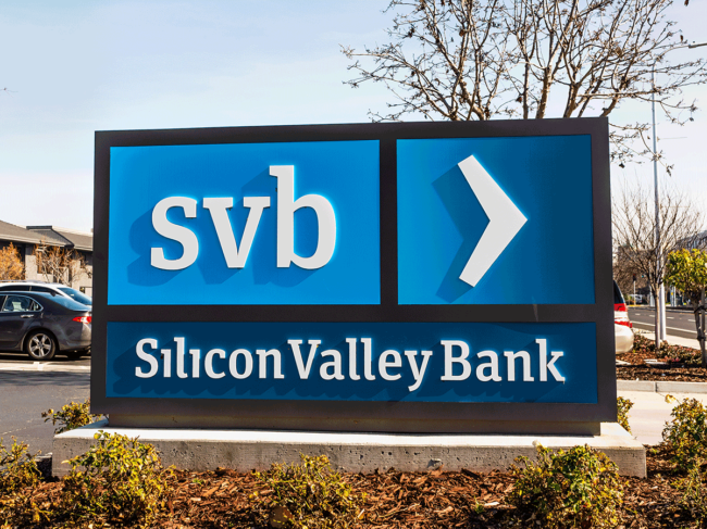 Silicon Valley Bank sign