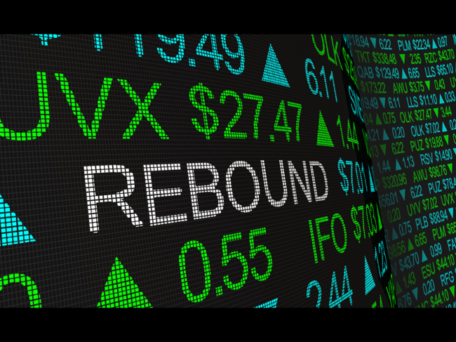 Market rebound illustration