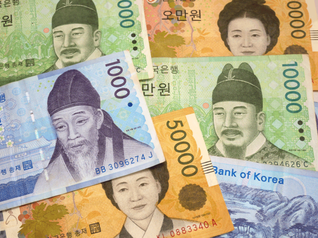 South Korean won