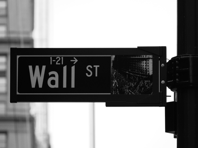 Wall Street sign