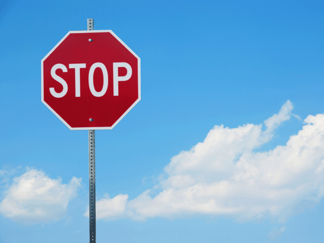 Stop sign 