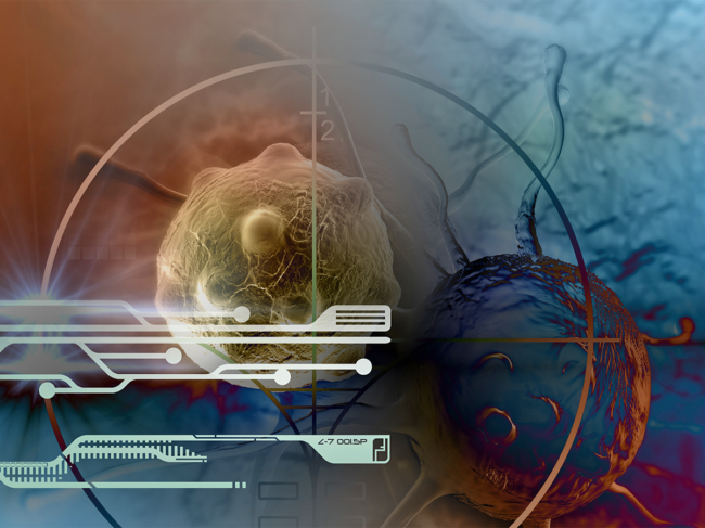 Cancer diagnostic illustration