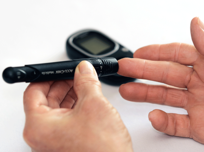 Accu-Chek glucose monitor by Roche