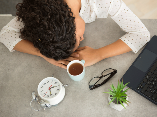 Woman sleeping